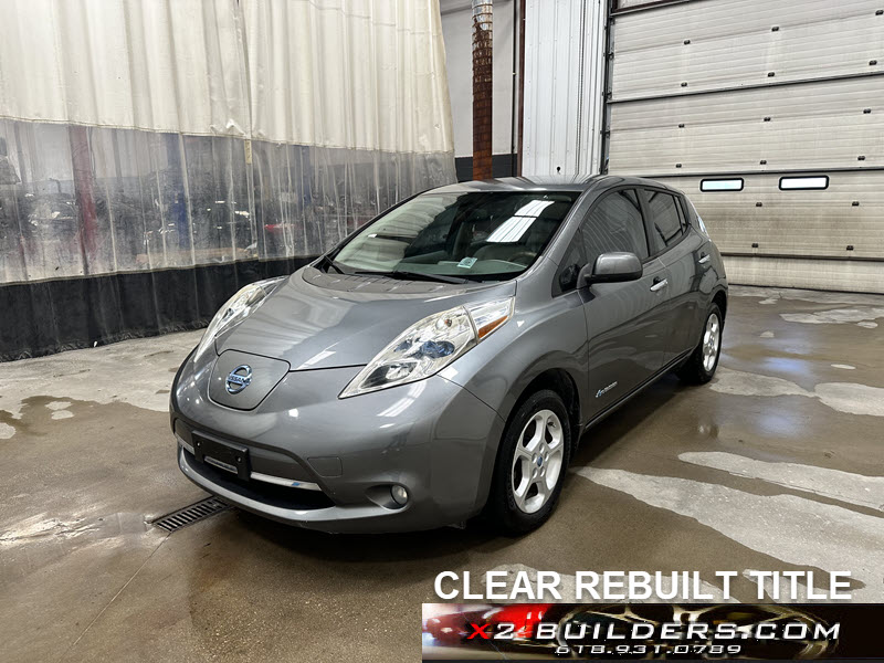 2014 Nissan Leaf S Electric CLEAR REBUILT TITLE